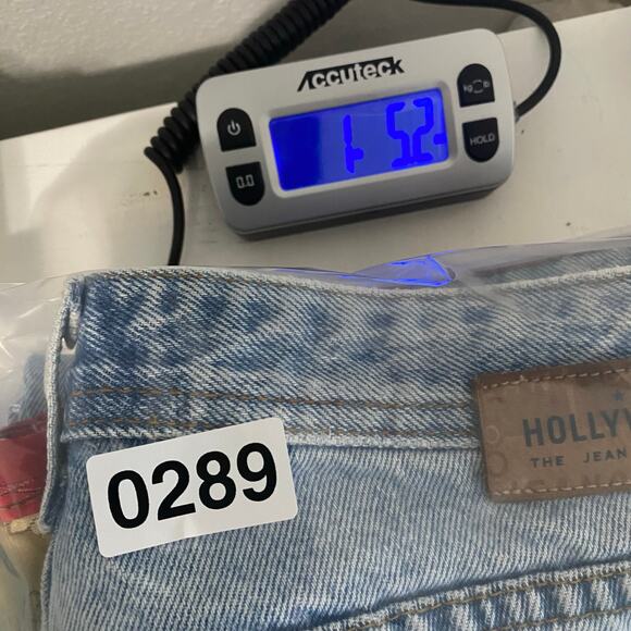 Vintage 90s Hollywood The Jean People Cropped Jeans Womens Size 32 Colorful* - Picture 13 of 13